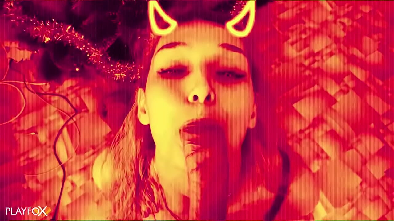 Devilish Hottie gëtt wierklech gutt gefickt a kritt kum op hirem Arsch